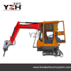Pedestal Boom Rock Breakers System For Jaw Crusher