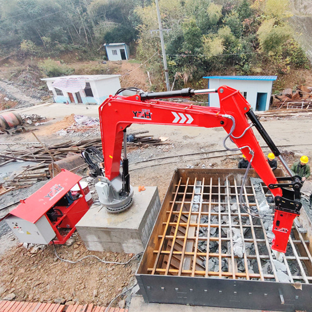 YZH stationary hydraulic rock breaker 5
