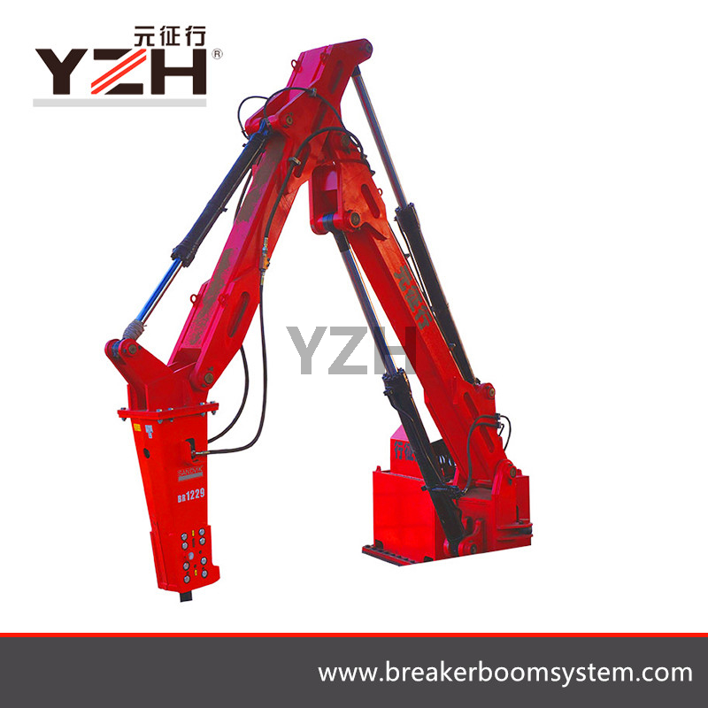 Stationary Type Pedestal Rock Breaker Booms Systems
