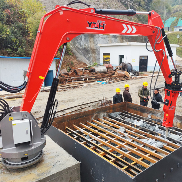 YZH stationary hydraulic rock breaker 4 YZH stationary hydraulic rock breaker 4