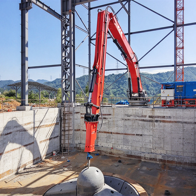 pedestal rockbreaker boom 5