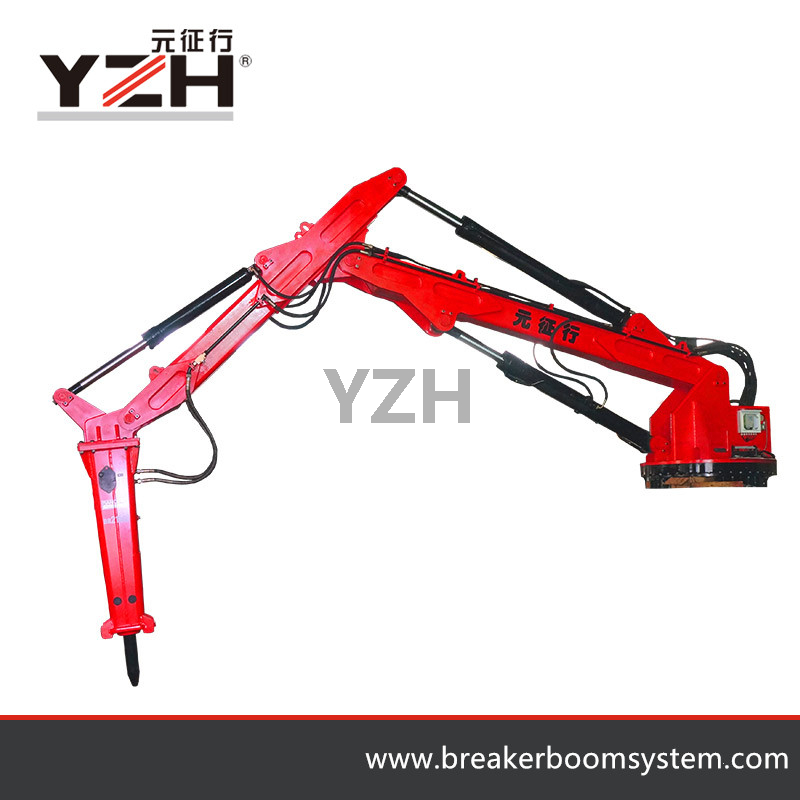 Stationary Type Pedestal Rock Breaker Booms Systems