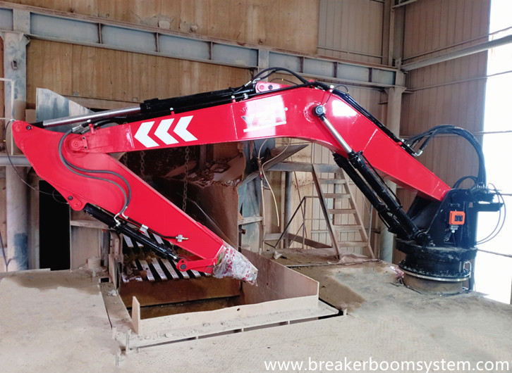 Pedestal Rock Breaker Boom System Was Successfully Delivered To Liaoning Tongfei Mining Company
