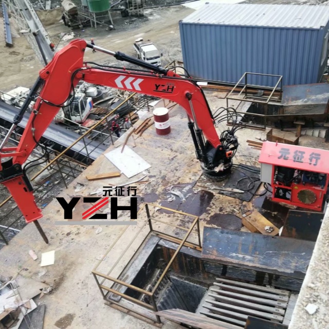 static fixed breaker boom