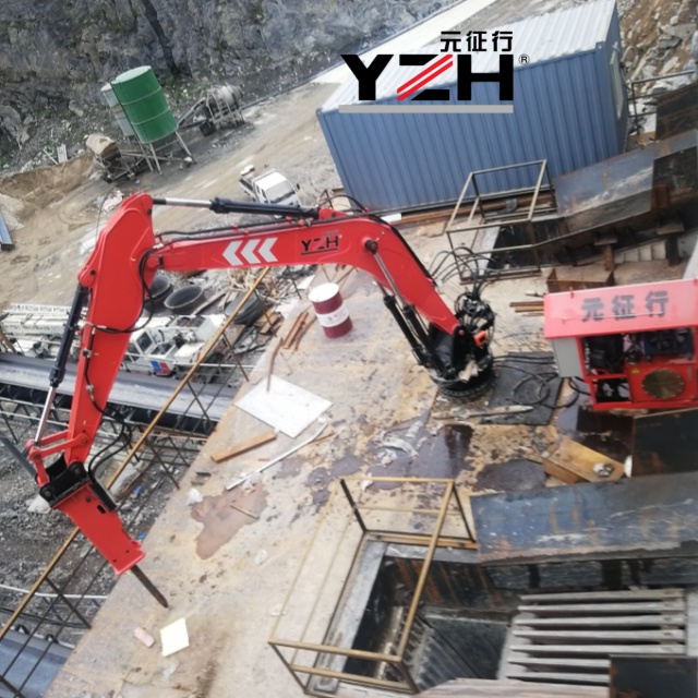 YZH Fixed Pedestal Rock Breaker