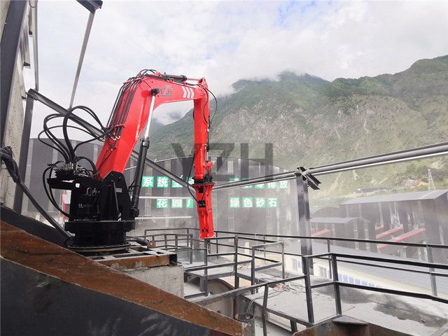 pedestal booms rockbreakers