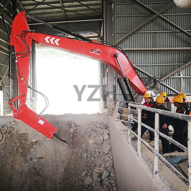 YZH Rock Breaker System with 5G Optical Fiber Teleoperation System