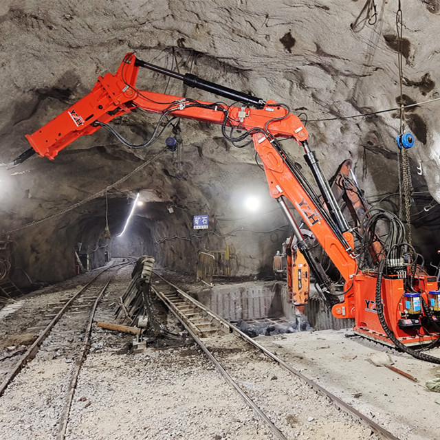 Rock Breaker Boom System