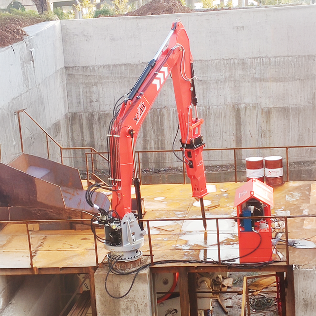 Stationary Type Fixed Rockbreaker System