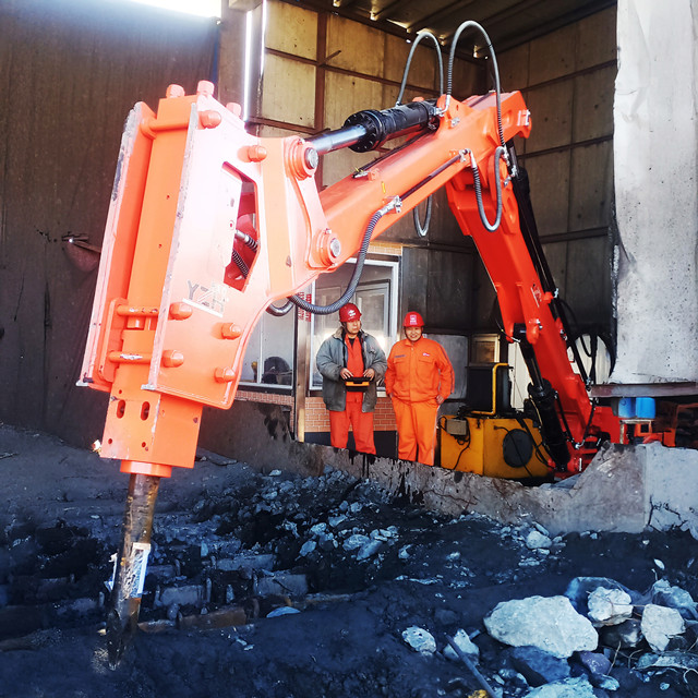 YZH Pedestal Boom Rock Breaker System