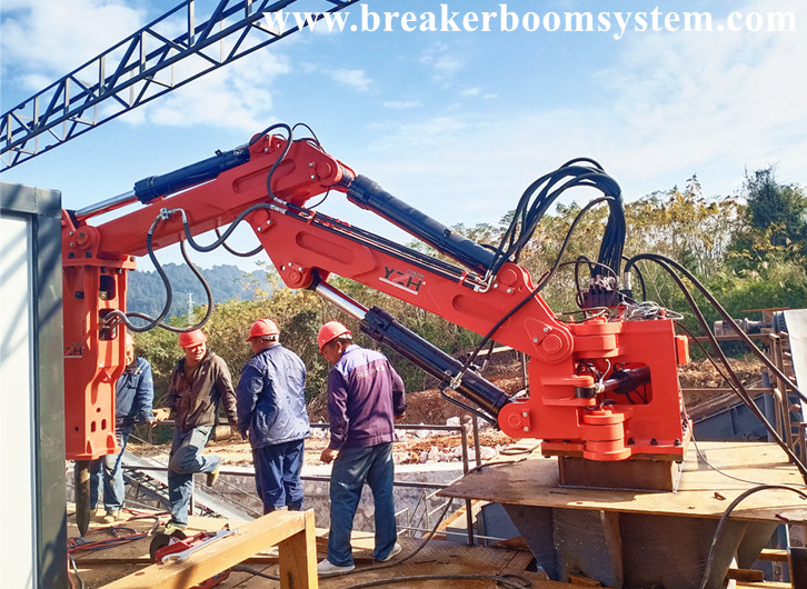 rockbreaker boom systems