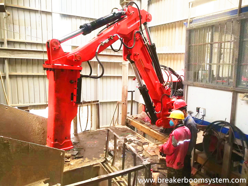 China Fixed Type Hydraulic Rock Breaker Arm System