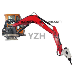 Pedestal Grizzly Rock Breaker Boom System