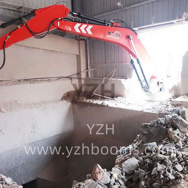 YZH Rock Breaker Boom System Applied to Cement Plant