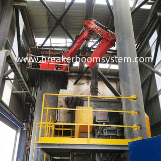 Stationary Grizzly Rockbreaker Boom System