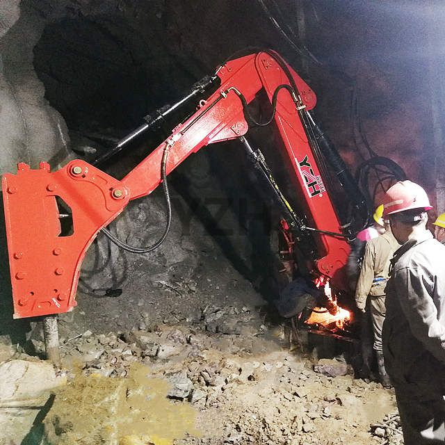 YZH Pedestal Rock Breaker System for Underground Mines