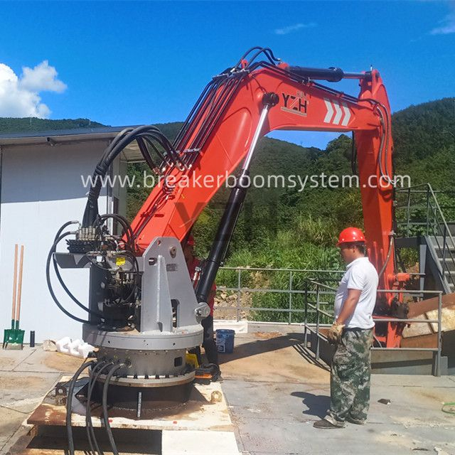 China Rockbreaker Pedestal Boom System 