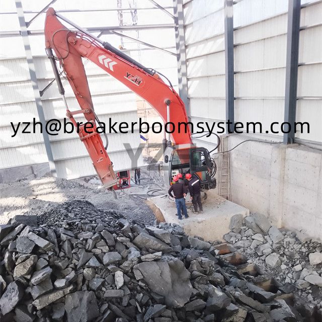 YZH Static Pedestal Breaker Boom System