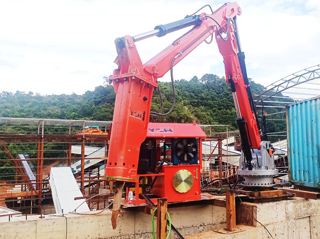 YZH Stationary Rockbreaker Boom