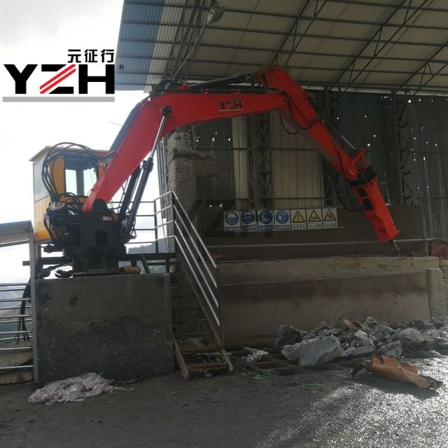 Stationary Type Pedestal Rock Breaker Boom System