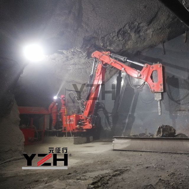 Fixed Type Pedestal Rock Breaker Boom Systems