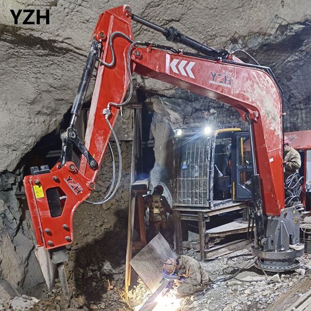 YZH WHA460 Stationary Rockbeaker Boom System