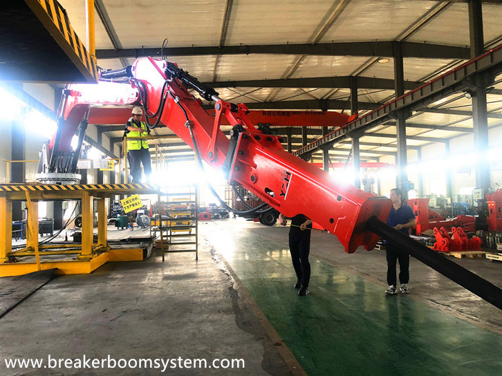 China Factory Price Stationary Type Pedestal Rock Breaker Boom Systems