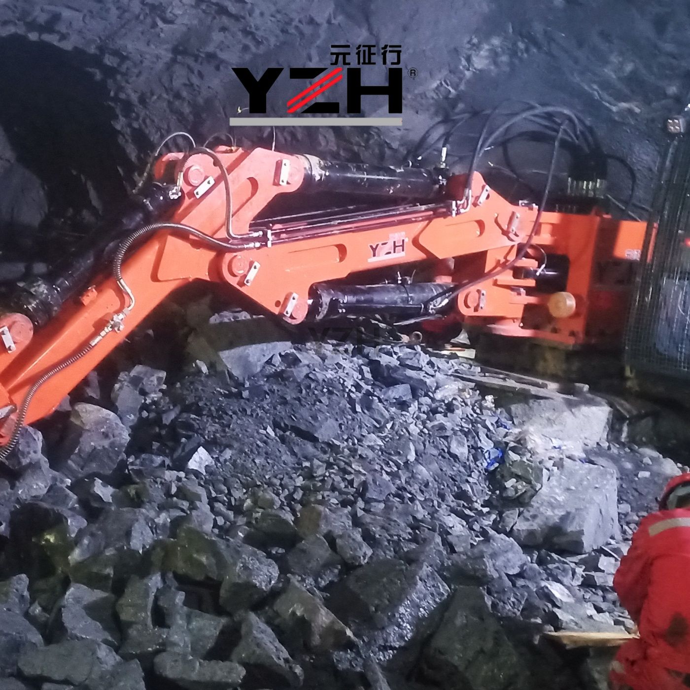B Type Static Rock Breaker Used in Underground