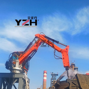 YZH pedestal boom rockbreaker system