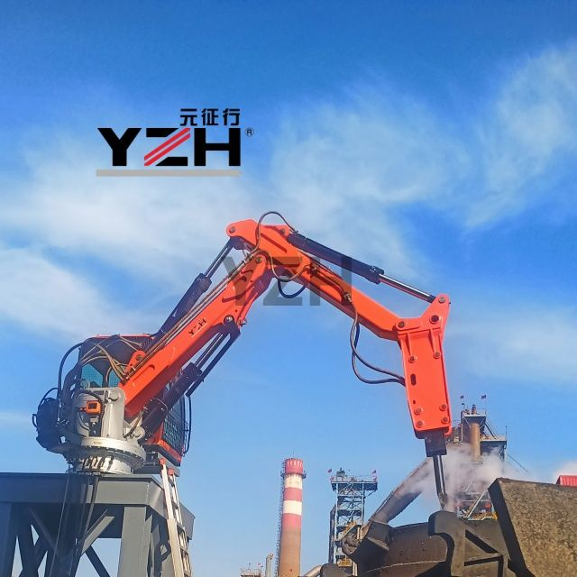 YZH pedestal boom rockbreaker system