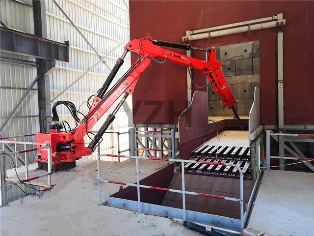 stationary pedestal booms