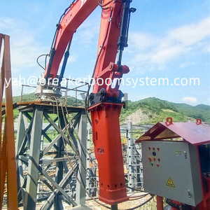 YZH Static Pedestal Breaker Boom System