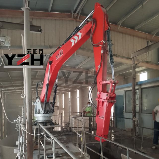 YZH stationary pedestal boom