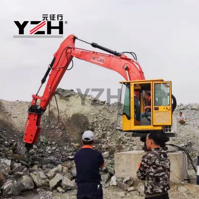 Stationary Type Pedestal Rock Breaker Boom System