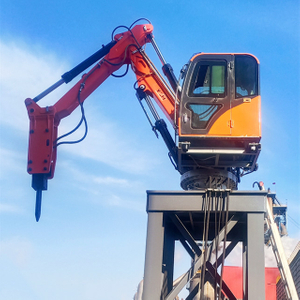 Pedestal Boom Rock Breaker System