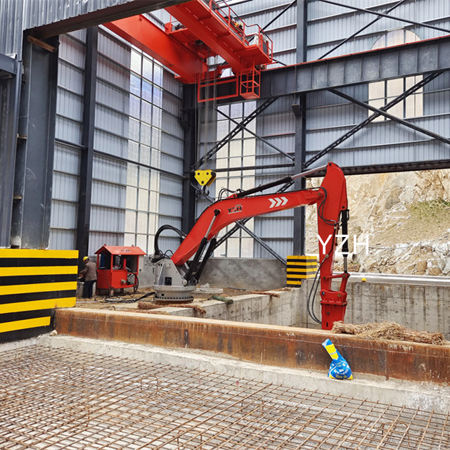 YZH’S high strength rockbreaker boom system 3
