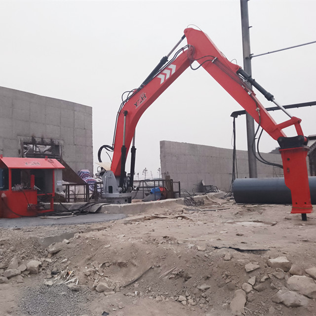 Pedestal Boom Rockbreaker System of YZH