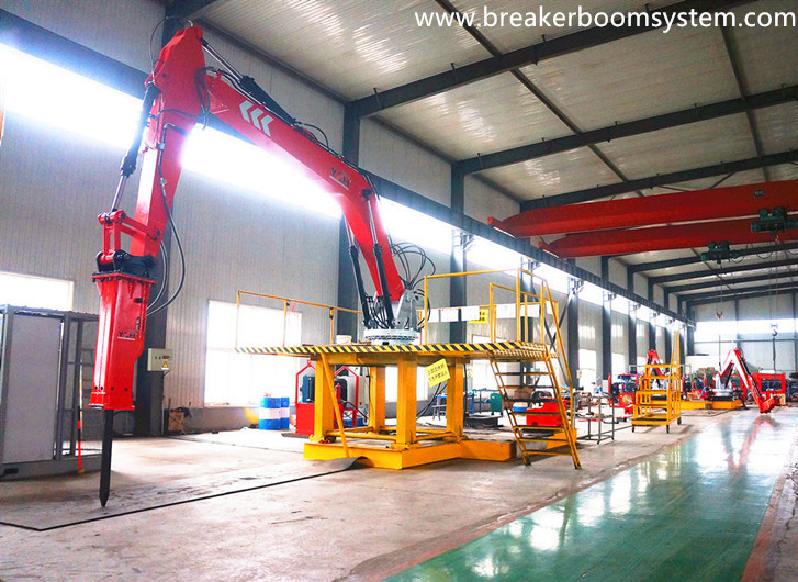 China YZH Factory Produce Hydraulic Pedestal Rock Breaker Boom System