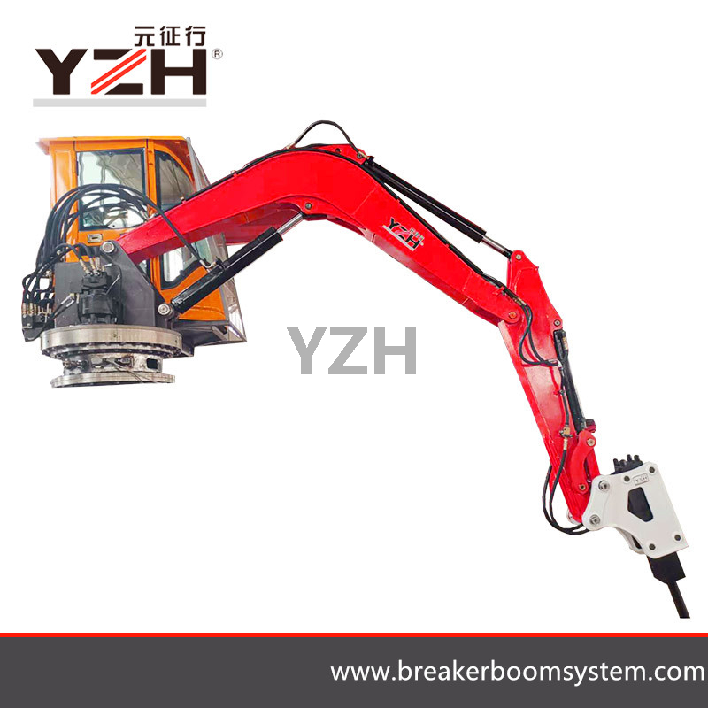 Pedestal Rock Breaking Booms System