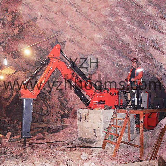 YZH Underground Mining's Rock Breaker System