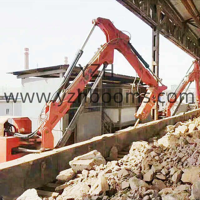 YZH Rock Breaker Boom System Used in Mining