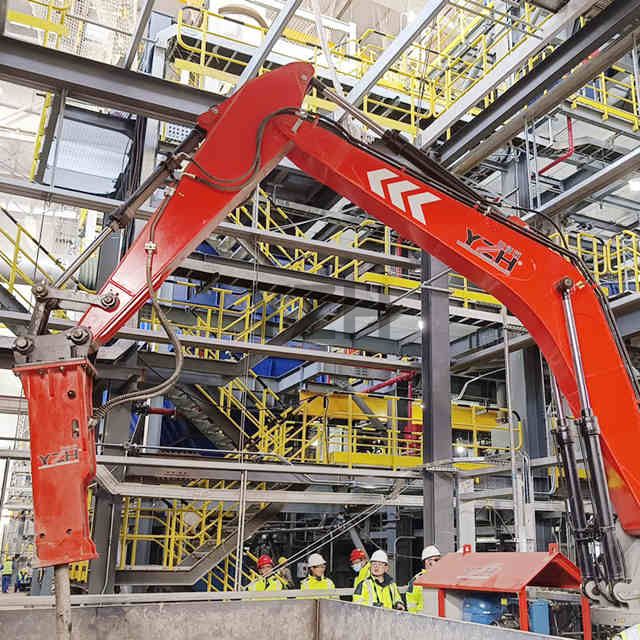 YZH Fixed Type 360° Rotary Rock Breaker System