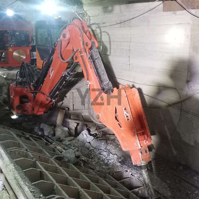 YZH Static Rockbreaker Boom System