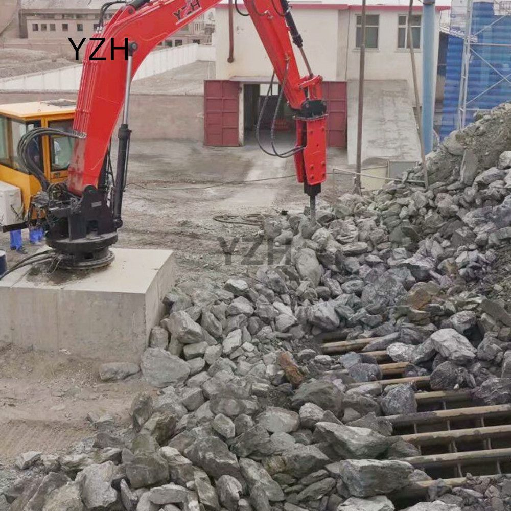Rock Breaker Grizzly Boom System