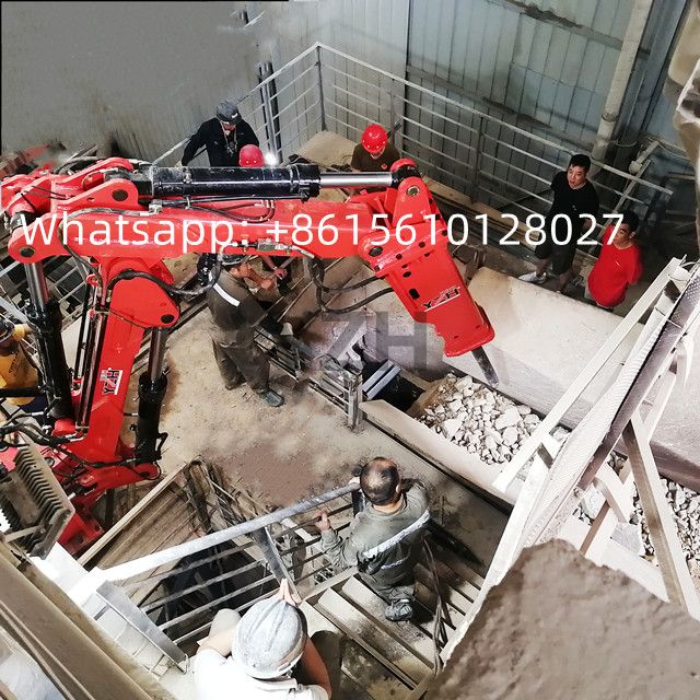 YZH Stationary Pedestal Boom Rockbreaker System