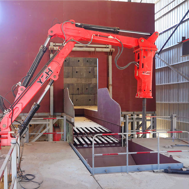 Pedestal Hydraulic Rockbreaker Boom