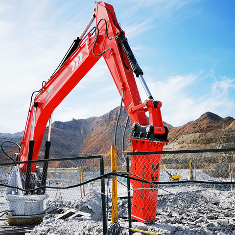 rock breaker boom systems