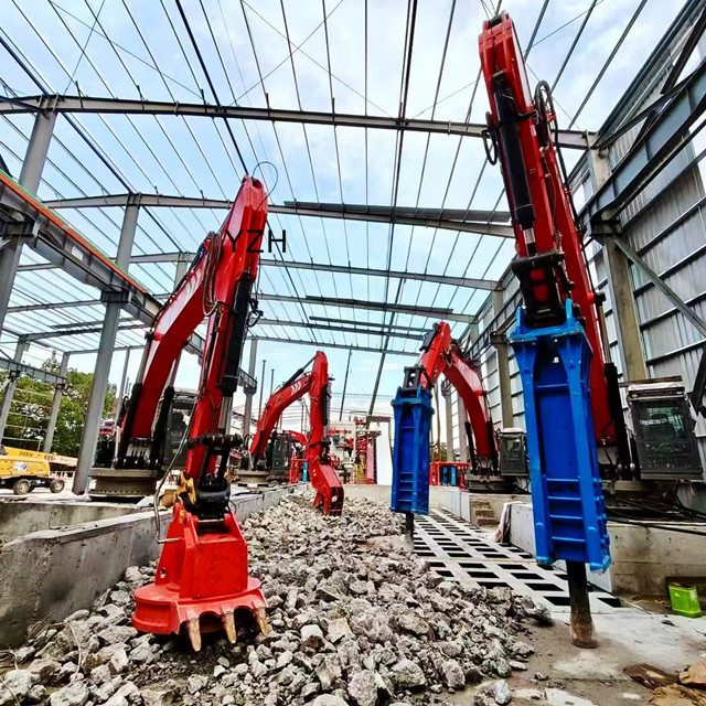 A Super Large Fixed Rock Breaker Boom System, YZH Demonstrates Its Responsibility