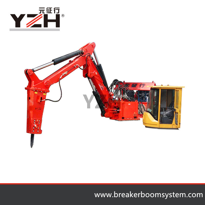 Pedestal Rock Breakers Boom System