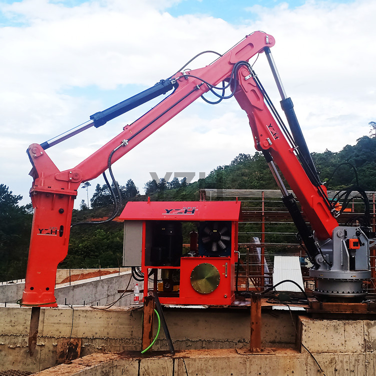 Stationary Pedestal Breaker Booms